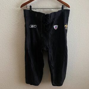 New Orleans Saints Football NFL On Field Player Issue Pants Reebok 44 Big Boy